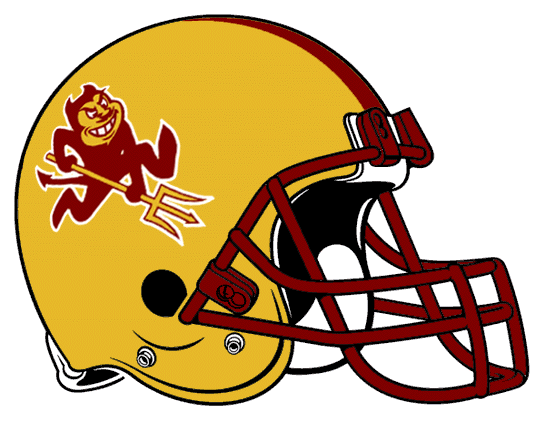 Arizona State Sun Devils 1996-2010 Helmet Logo t shirts DIY iron ons